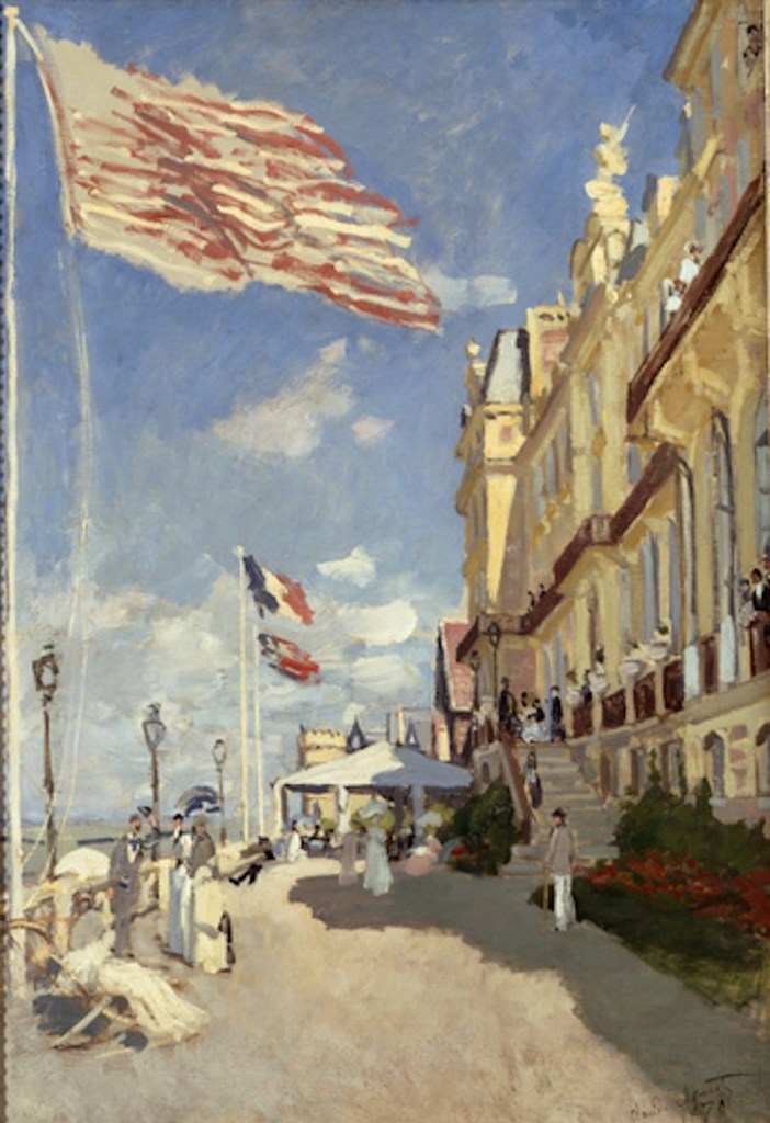 Claude Monet, “Hôtel des Roches Noires. Trouville” (1870)