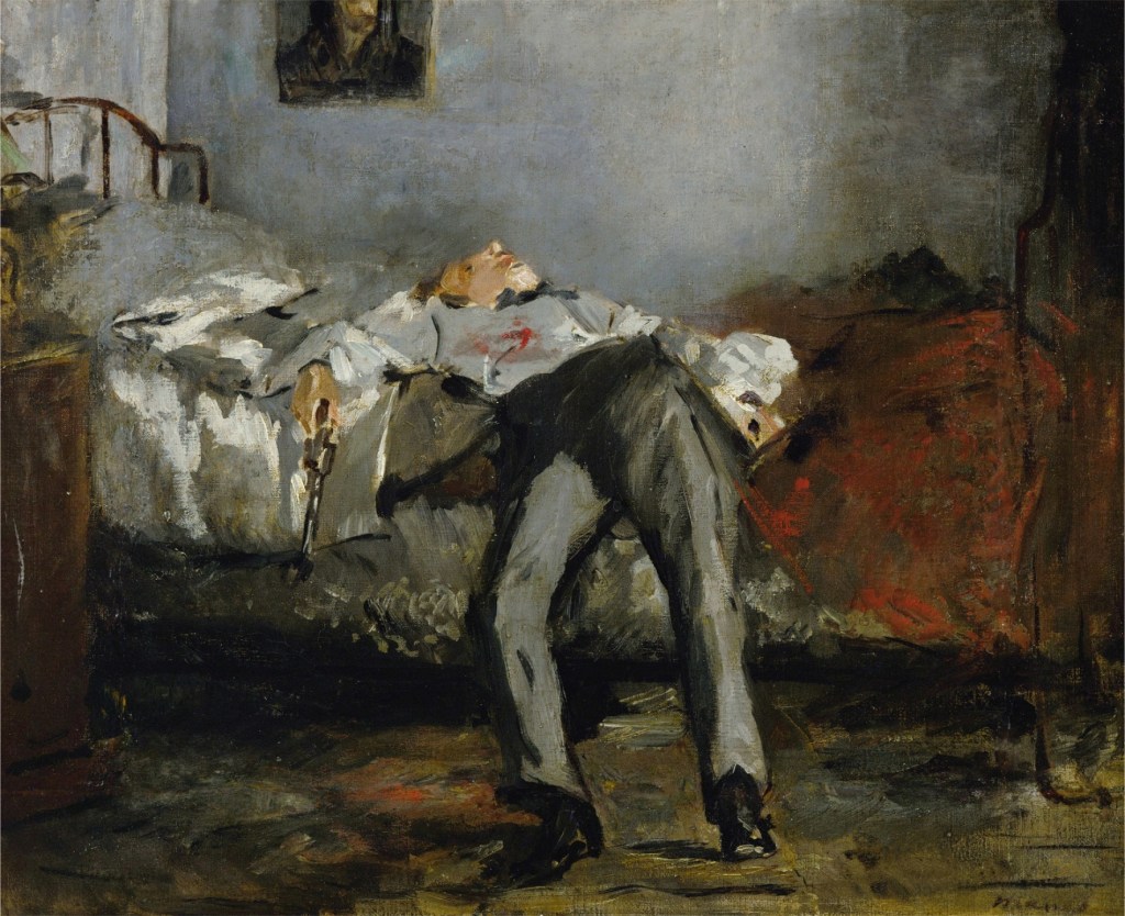 Édouard Manet, “Le Suicidé ” (ca. 1877)