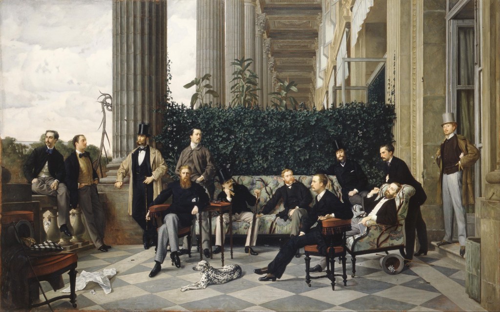 James Tissot, “Le Cercle de la rue Royale” (1866)